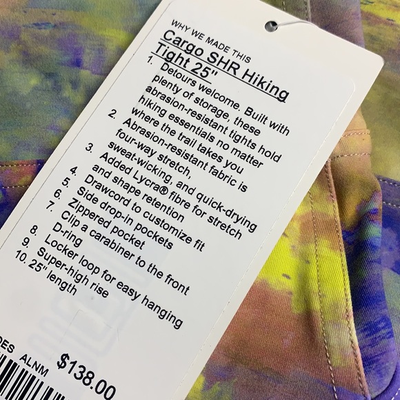 😍NWTs Lululemon Cargo Super-High-Rise Hiking Tight 25" - Picture 8 of 9